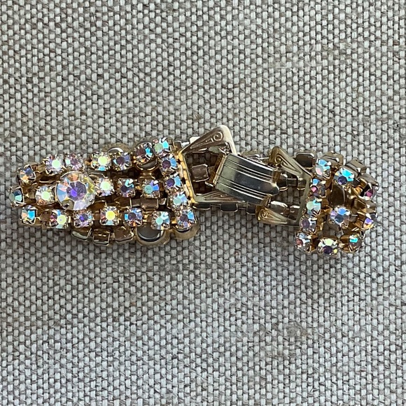 Vintage Aurora Borealis Bracelet - Picture 4 of 4